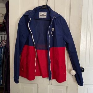 M Vintage Penfield Red Blue Nylon Windbreaker